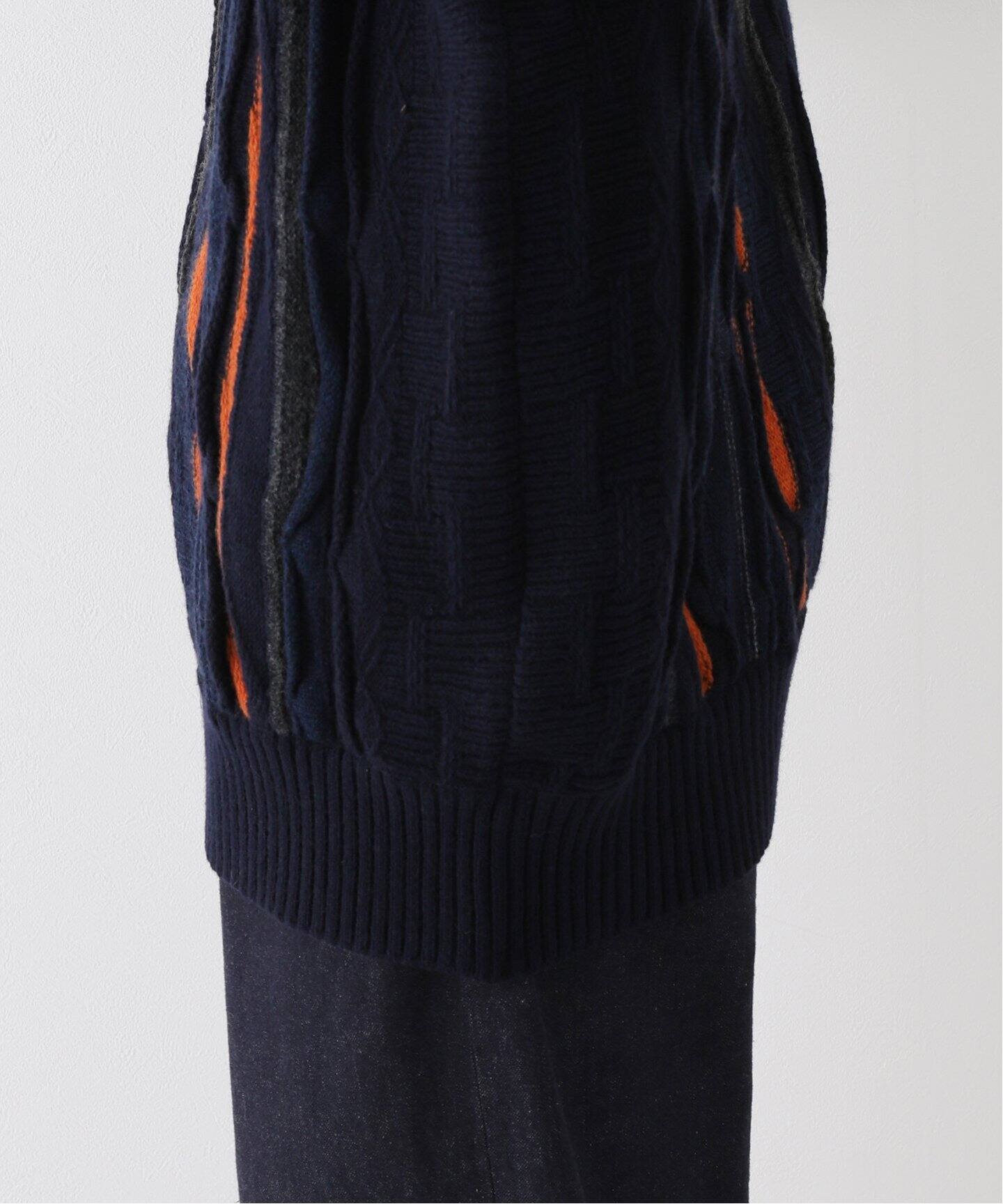 Tamme SLIT 3D KNIT ドッキング ニット 切り替え sacai
