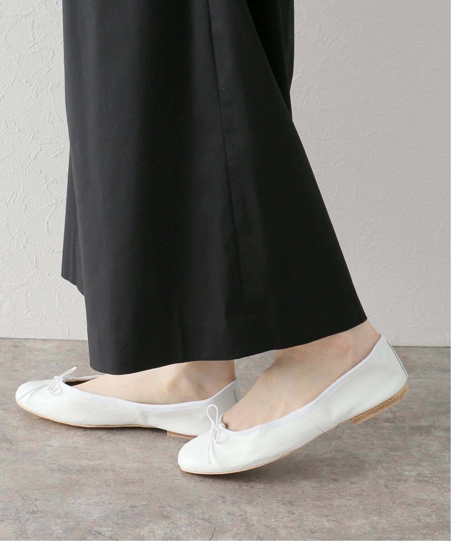 PORSELLI/ポルセリ】SP NORMAL VAMP バレエシューズ(ホワイト)（バレエ