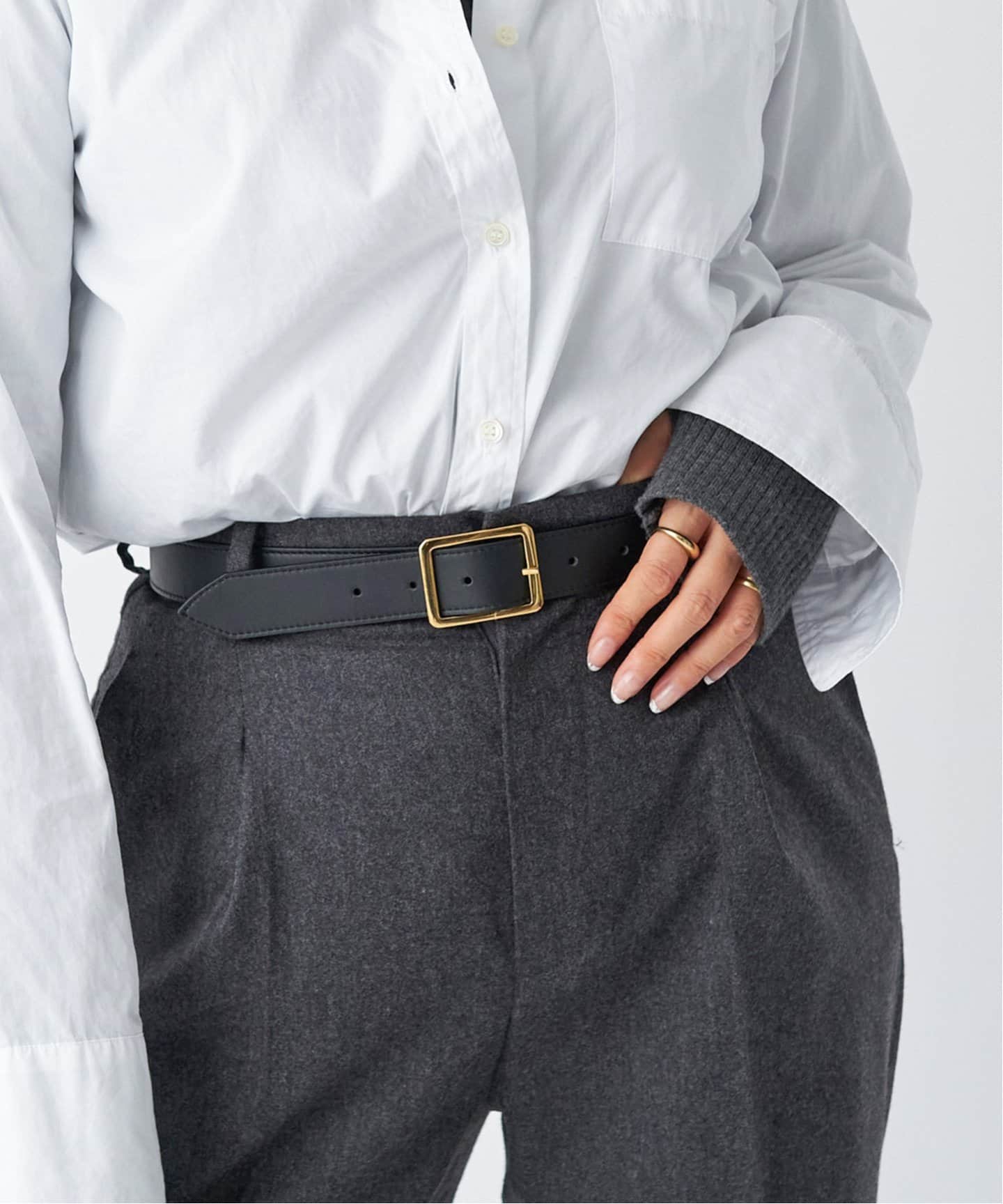 MAISON BOINET/メゾンボアネ】REVERSIBLE ベルト（ベルト）｜Deuxieme