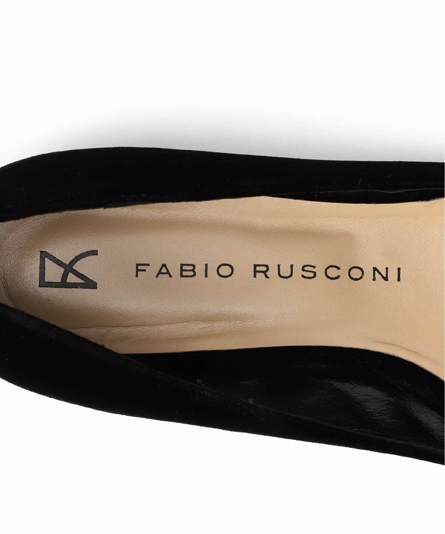 FABIO RUSCONI / ファビオルスコーニ】ベロアフラットシューズ