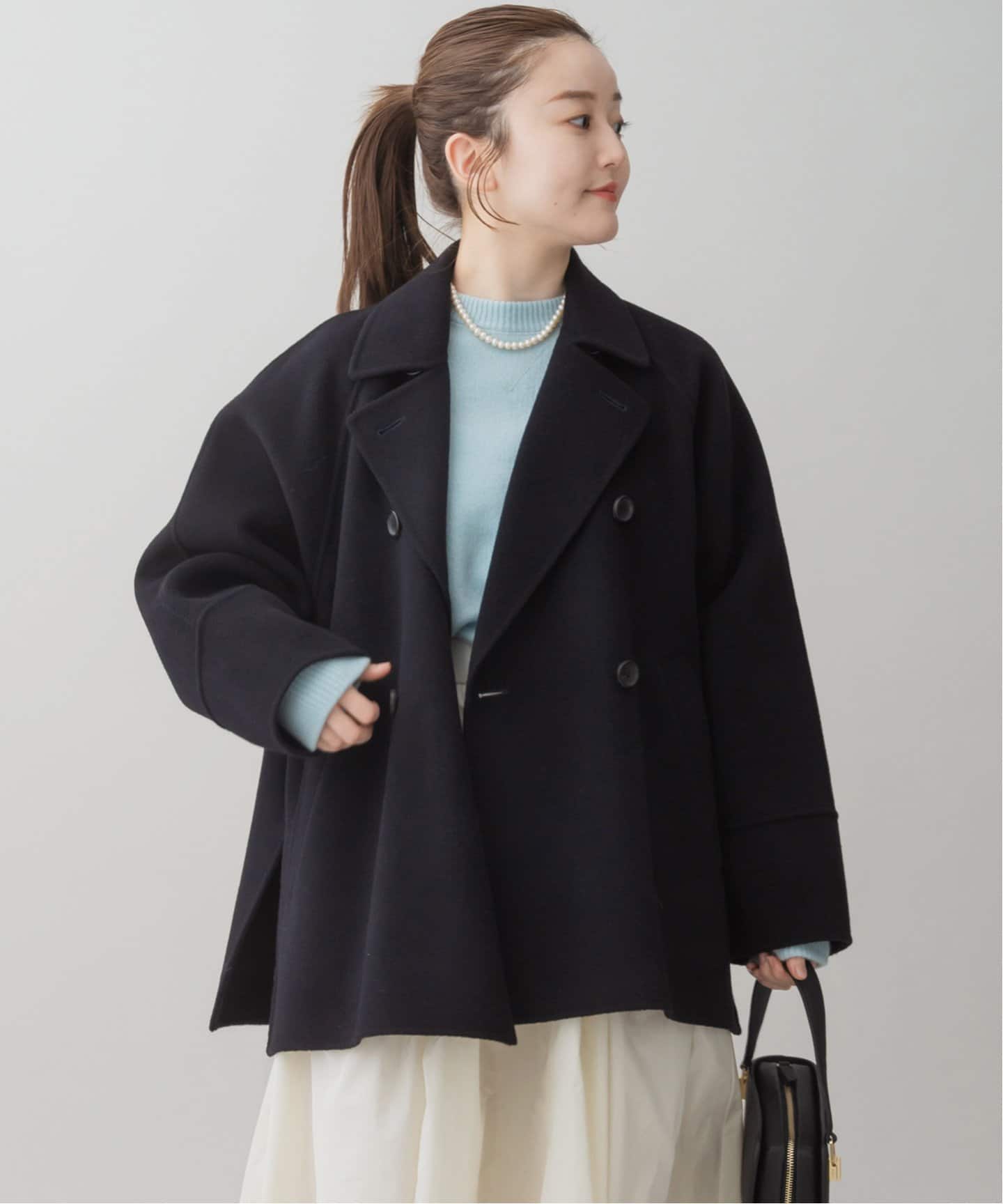 お気に入り4000件 SUPER160ダブルフェイスショートコートの通常販売