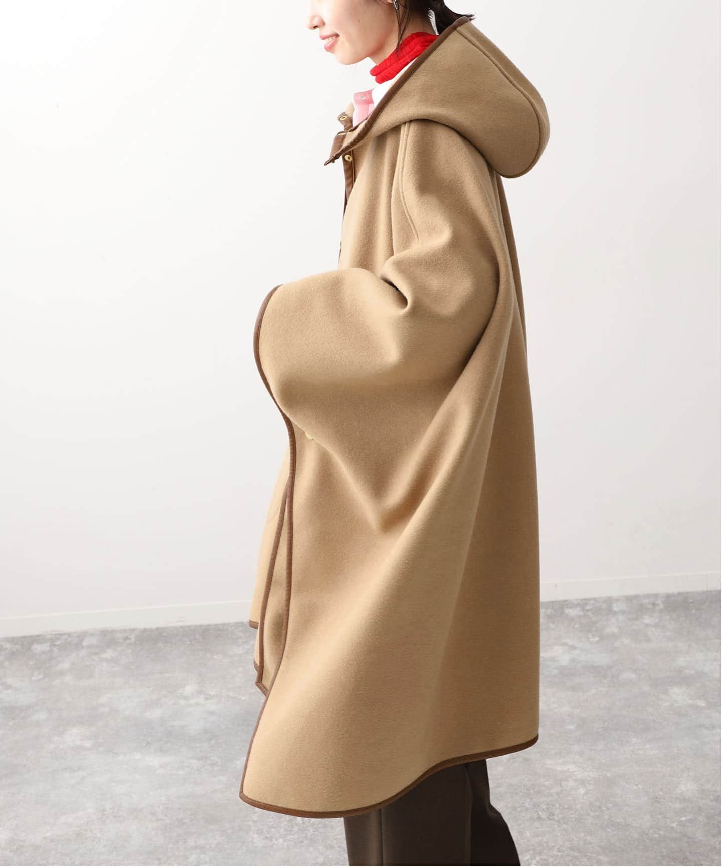 TRADITIONAL WEATHERWEAR 】 ダブルフェイスポンチョ（ポンチョ