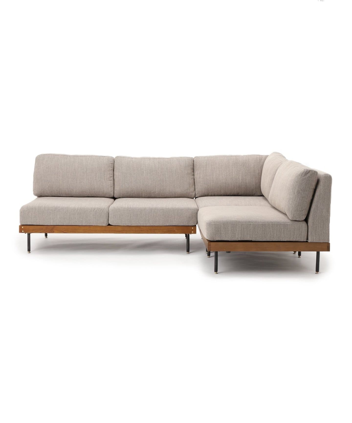 大型商品》LILLE CORNER SOFA BE リル コーナー ソファ ベージュ2ND