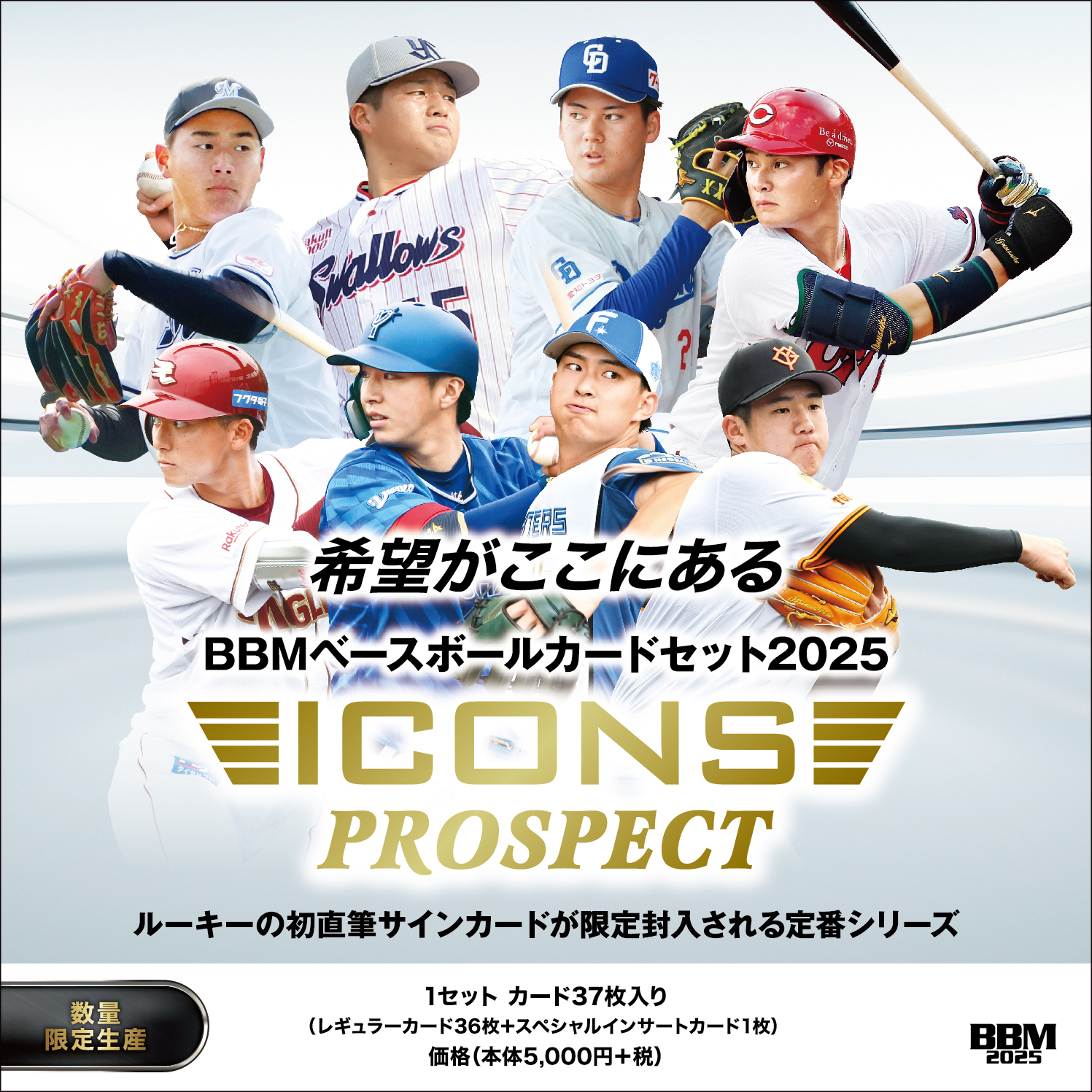 新作情報】「BBMベースボールカードセット 2025 ICONS -PROSPECT