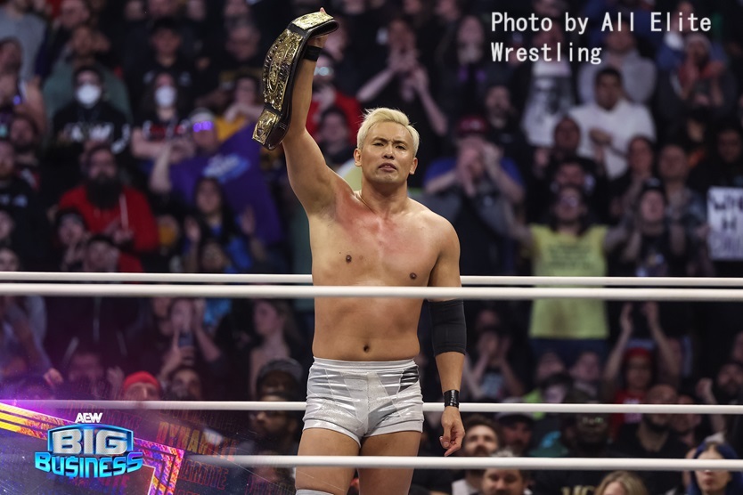 オカダ・カズチカがエディ・キングストンを撃破し、AEWコンチネンタル