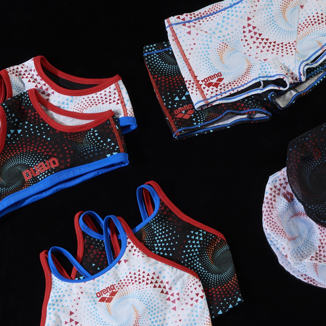 アリーナのグローバル共通デザイン「ARENA FIREFLOW」 6月1日から