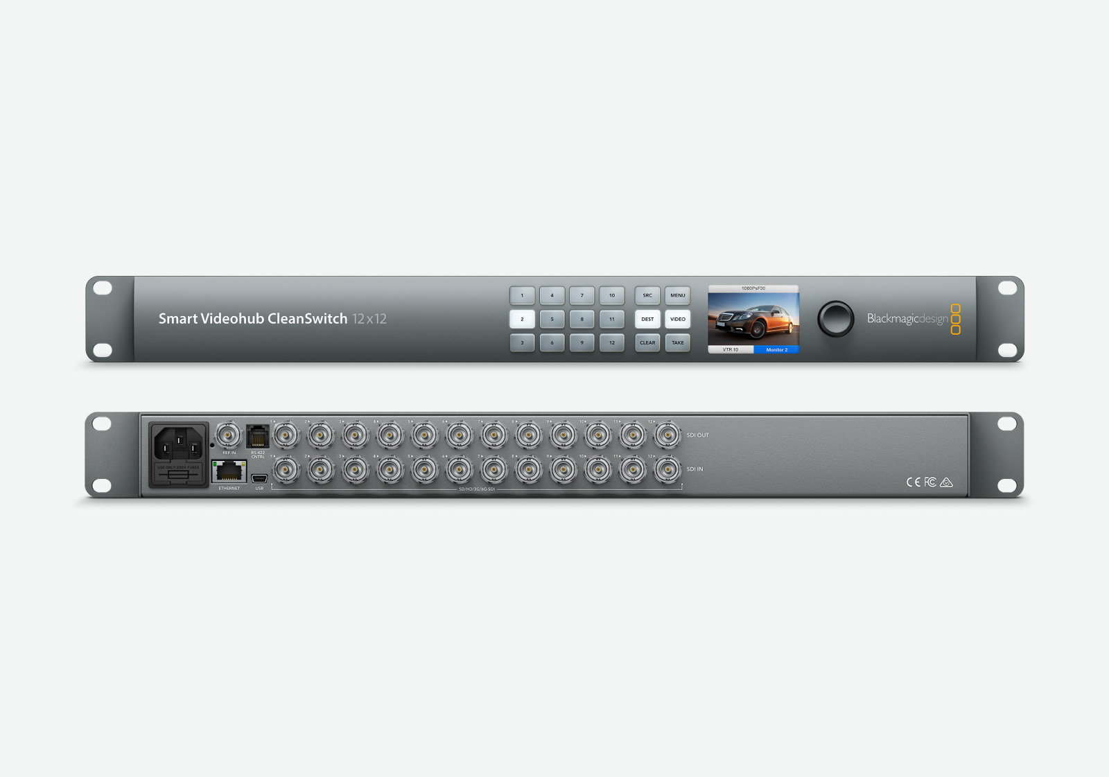 Smart Videohub CleanSwitch 12x12 | Blackmagic Design Store