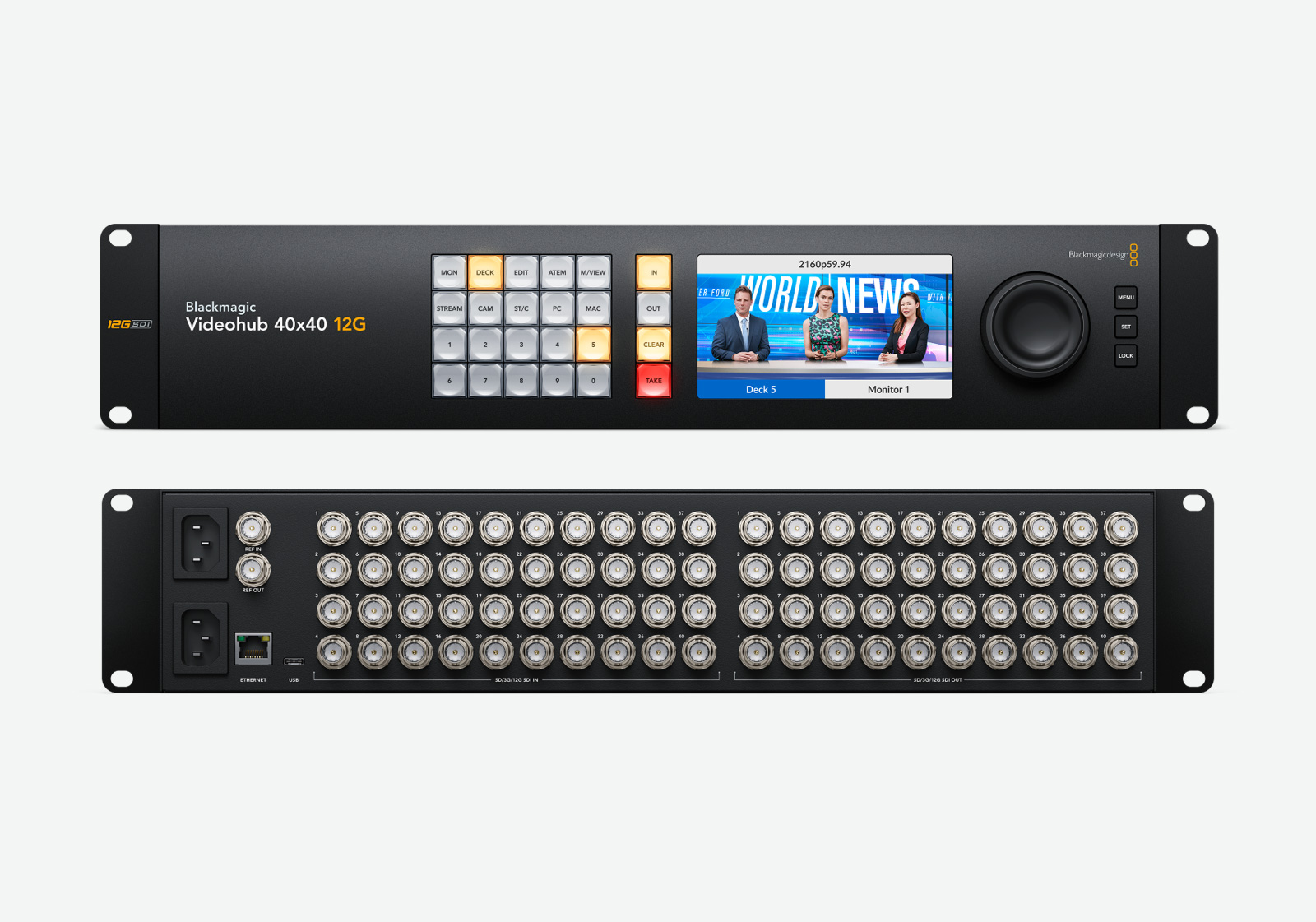 Blackmagic Videohub 40x40 12G | ストア Blackmagic Design