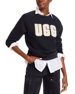 UGG® Madeline Fuzzy Logo Crewneck Sweater | Bloomingdale's