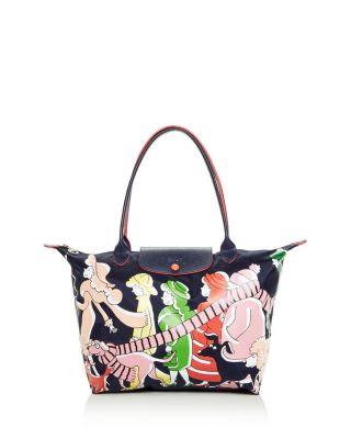 Longchamp x Clo'e Floirat Large Nylon Tote | Bloomingdale's