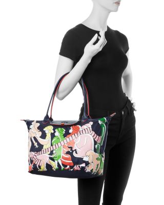Longchamp x Clo'e Floirat Large Nylon Tote | Bloomingdale's
