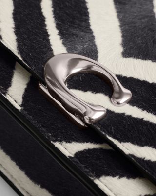 COACH Bandit Zebra Print Calf Hair Shoulder Bag | Bloomingdale's