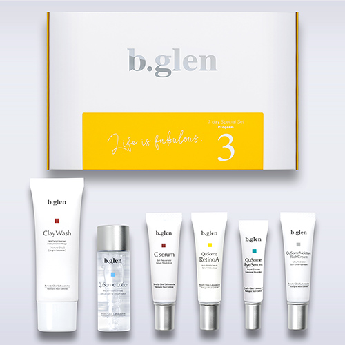 ビーグレンセット(洗顔・化粧落とし・美容液)＋シートマスク3枚 7 day