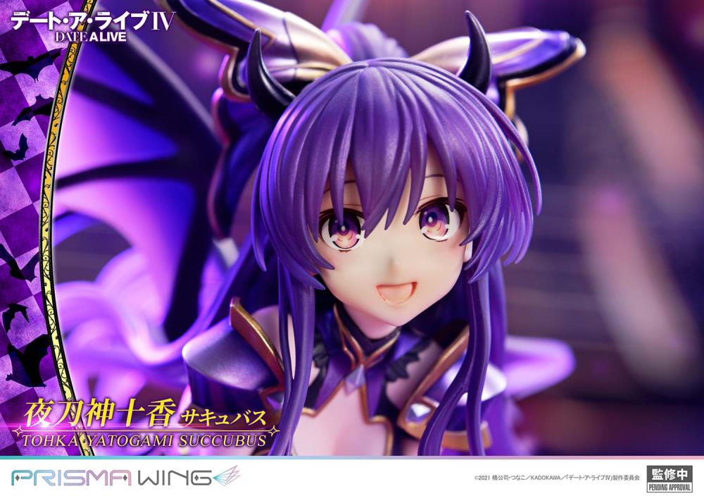 Date A Live Prisma Wing Tohka Yatogami Succubus 1/7 Scale Figure