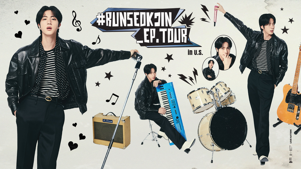 ☆即日発送 BTSジン#RUNSEOKJIN_ep.TOUR ポーチピンバッジ RUNSEOKJIN