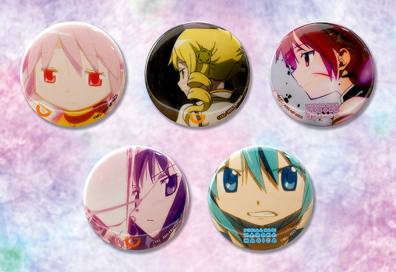 まどか☆マギカ 缶バッジセット（A／B／C／D）