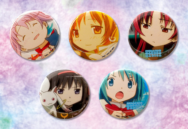 まどか☆マギカ 缶バッジセット（A／B／C／D）