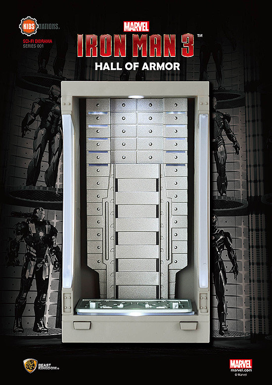 Kids Nations Diorama 001 アイアンマン ホール・オブ・アーマー