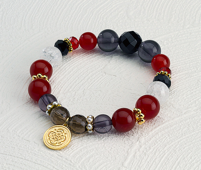 刀剣乱舞-ONLINE- 三日月宗近 イメージ天然石ブレスレット/物吉貞宗