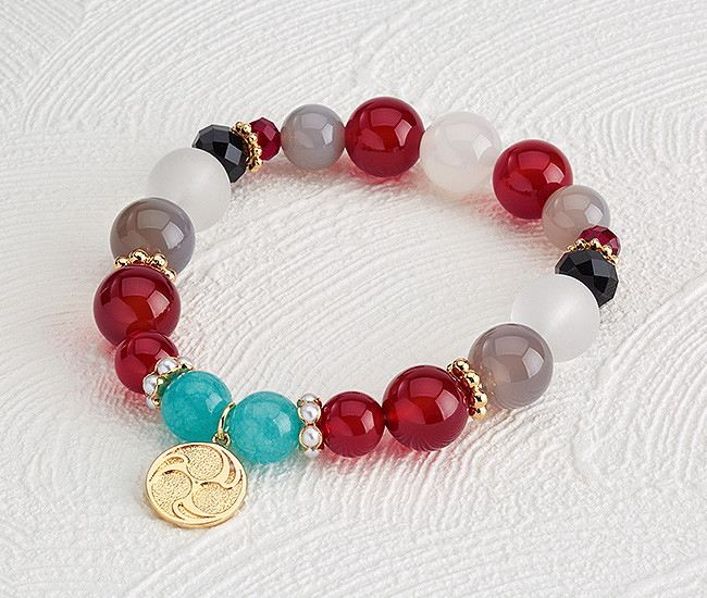 刀剣乱舞-ONLINE- 今剣 イメージ天然石ブレスレット/太鼓鐘貞宗