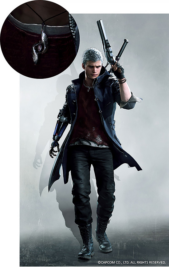 Devil May Cry 5×haraKIRI ネロ フェザーペンダント