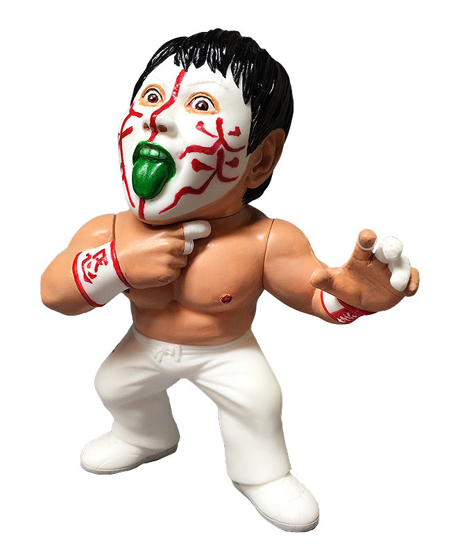 16d ソフビコレクション016 グレート・ムタ (90年代 白ペイント)