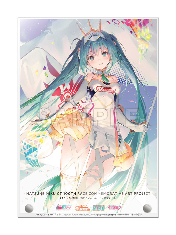 初音ミク GT参戦100戦記念 オムニバスアート A5アクリルアート