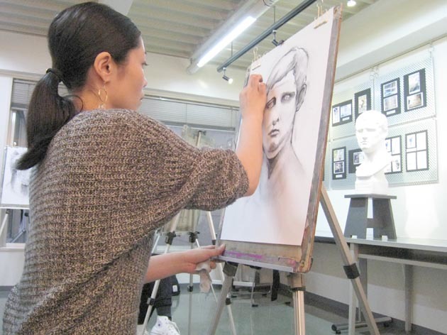 木炭画【基礎科】 | マサモードアカデミーオブアート Masa Mode