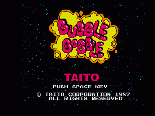 Bubble Bobble (1987, MSX2, TAITO) | Releases | Generation MSX