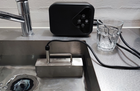 よりコンパクトで、ポータブルに！進化した超音波食洗器「HUIBASE