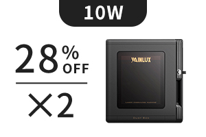 コスパ抜群！家庭用＆業務用兼用の小型レーザー彫刻機「WAINLUX K8