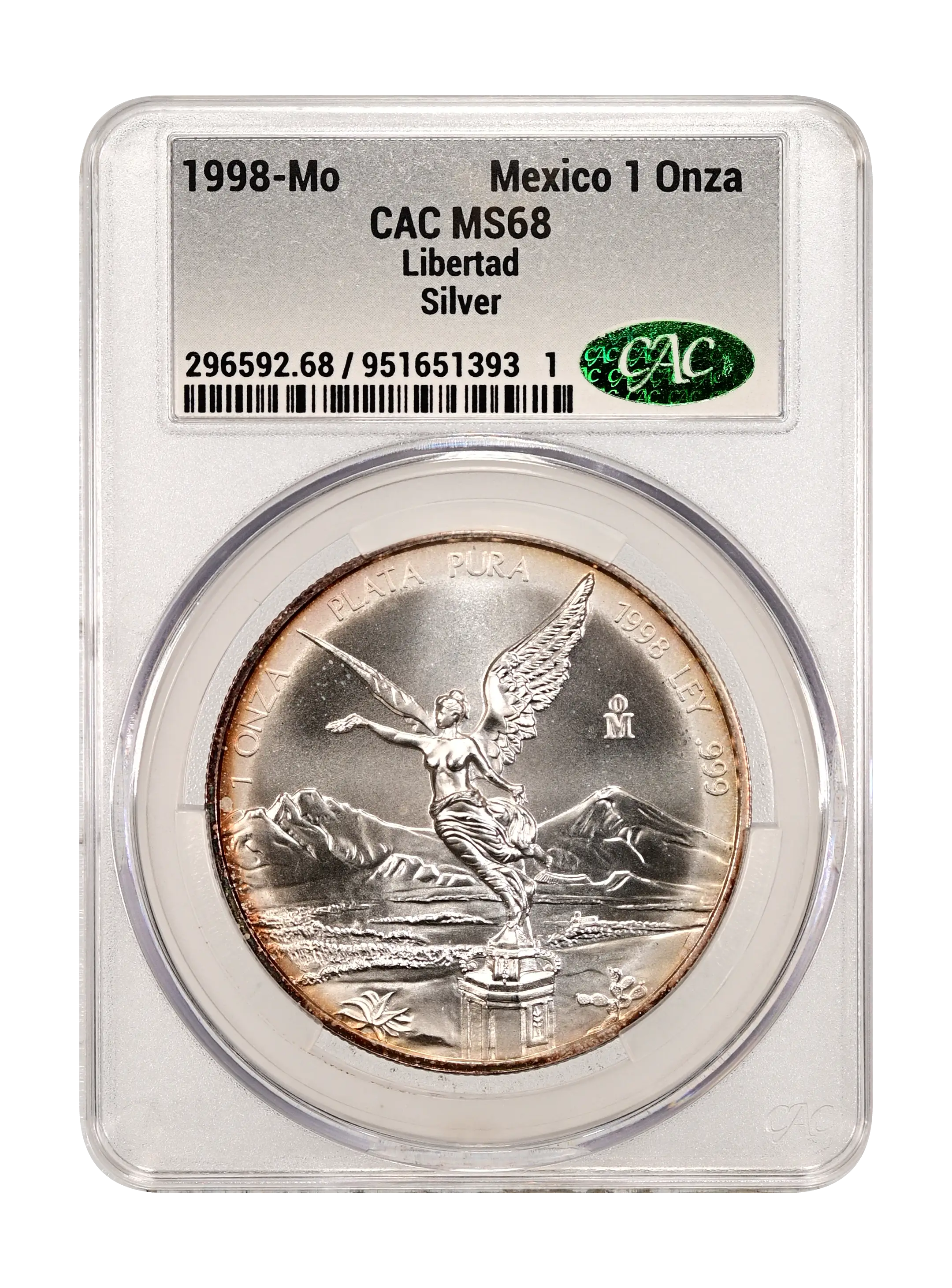 1998 Mo 1 Onza MS Values | Greysheet