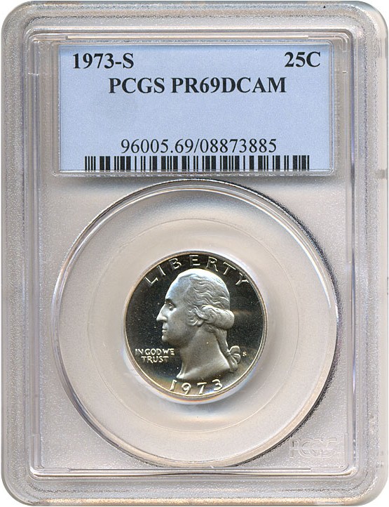 PCGS PR68CAM ハイチ 1973 25G銀貨 C・コロンブス PCGS PR68CAM ハイチ