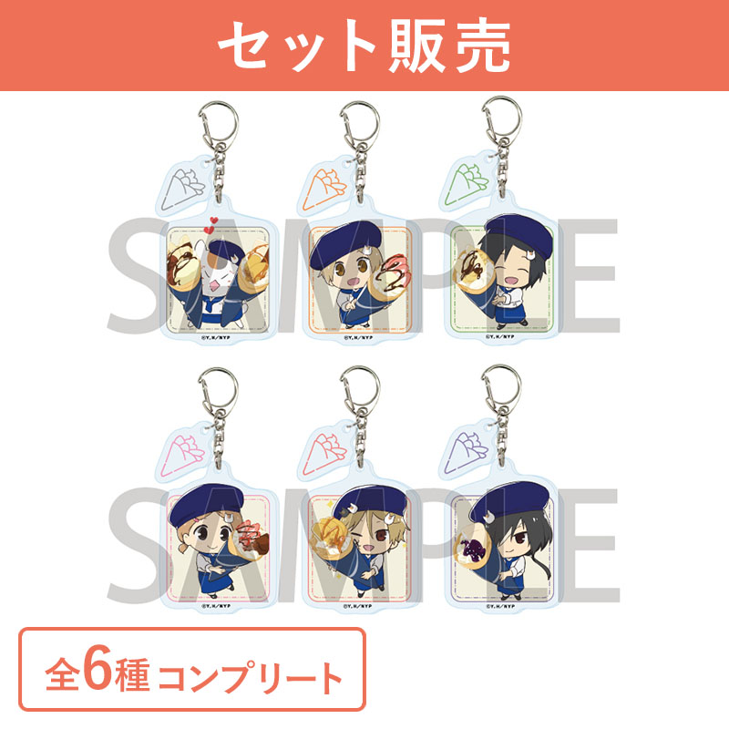 パーツ付きアクリルキーホルダー「夏目友人帳」01/クレープver