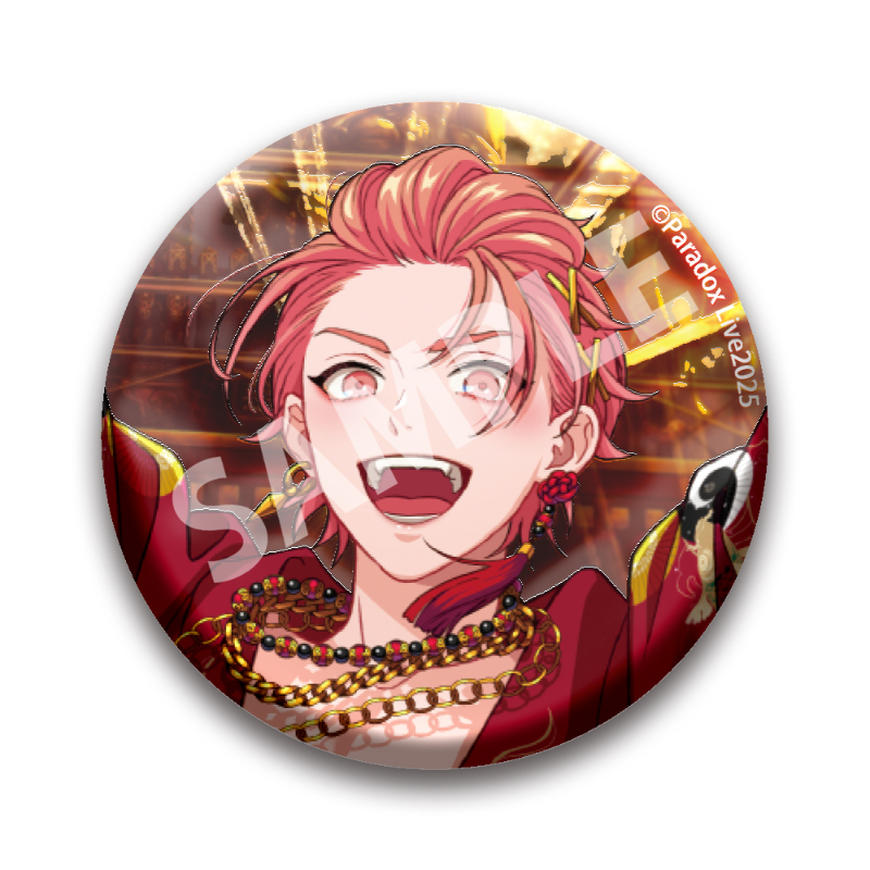 パラライ 御山京 4周年 75mm缶バッチ30個セット パラライ 御山京 4周年