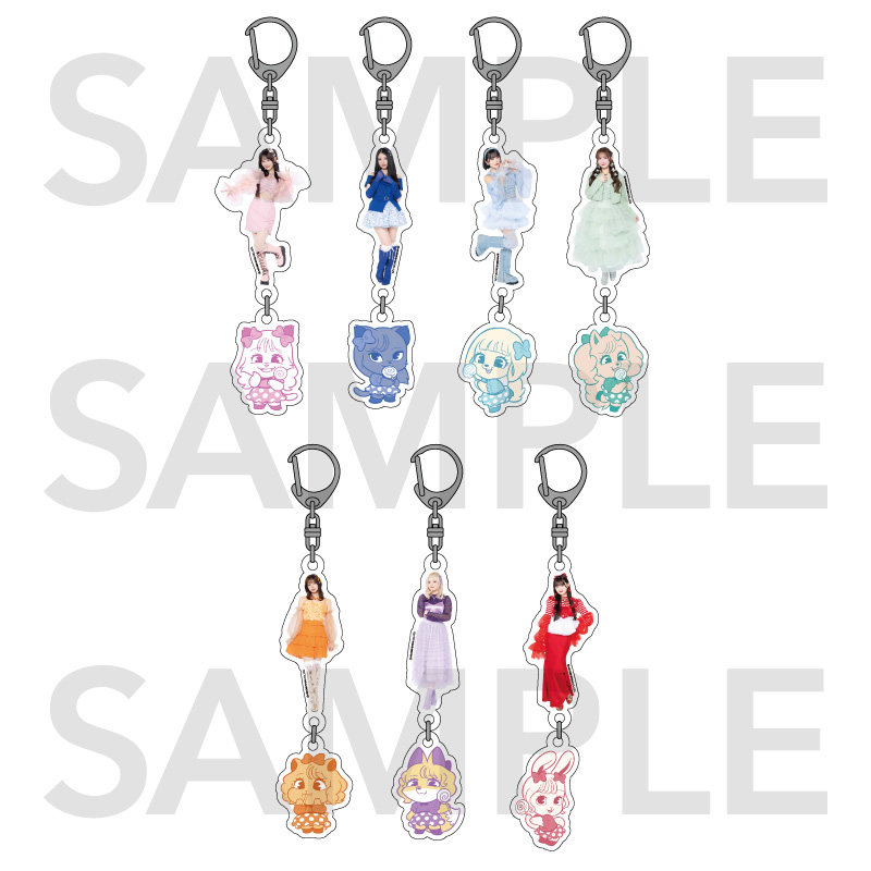 CANDY TUNEメンバー別 2連アクリルキーホルダー【ASOBIMALL(アソビ