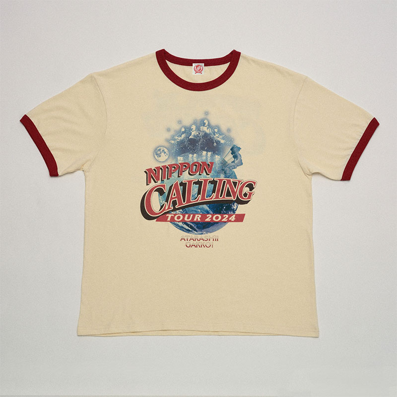 NIPPON CALLING TEE/NATURAL【ASOBIMALL(アソビモール)】