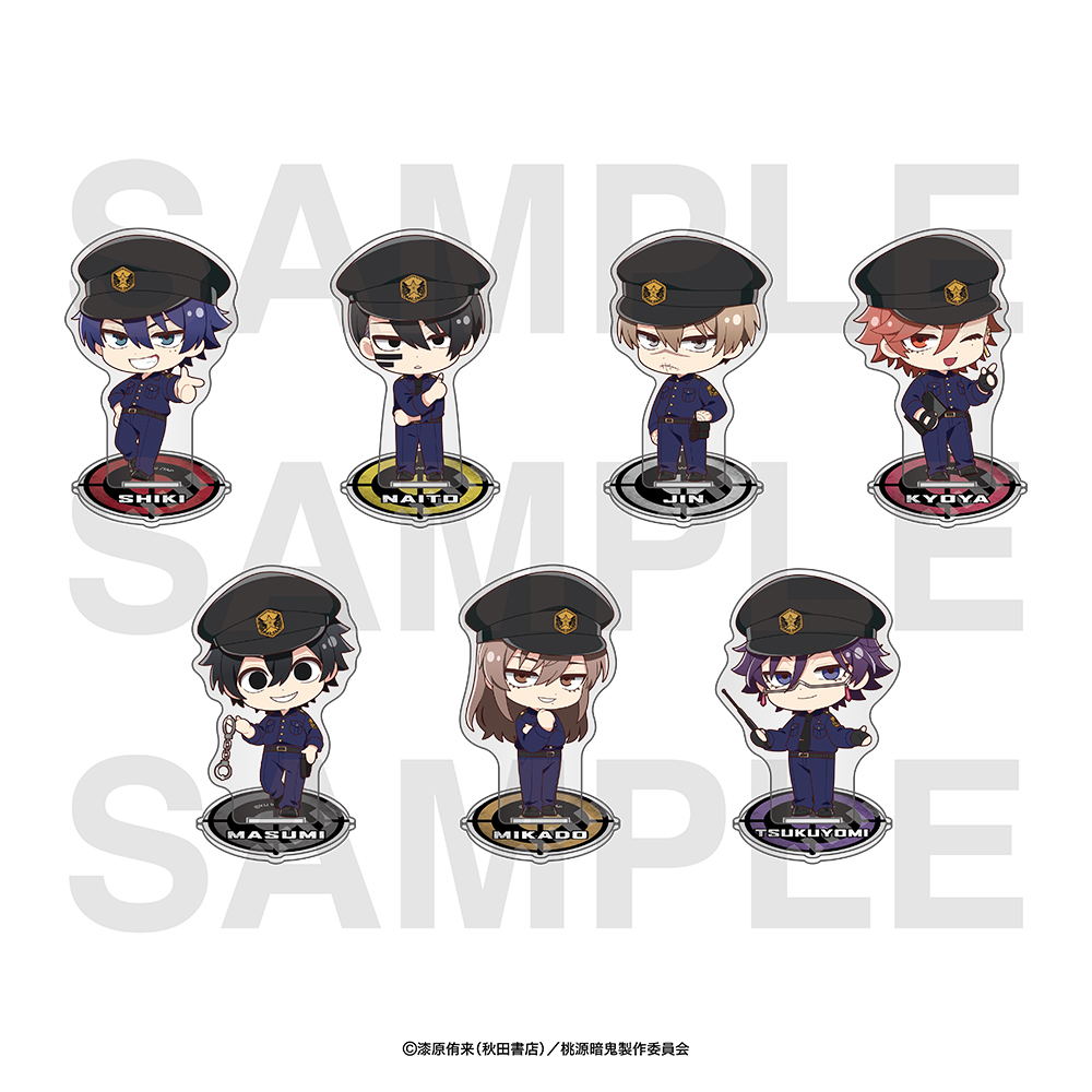 TVアニメ『桃源暗鬼』〜police〜デフォルメアクリルスタンド 桃華月詠