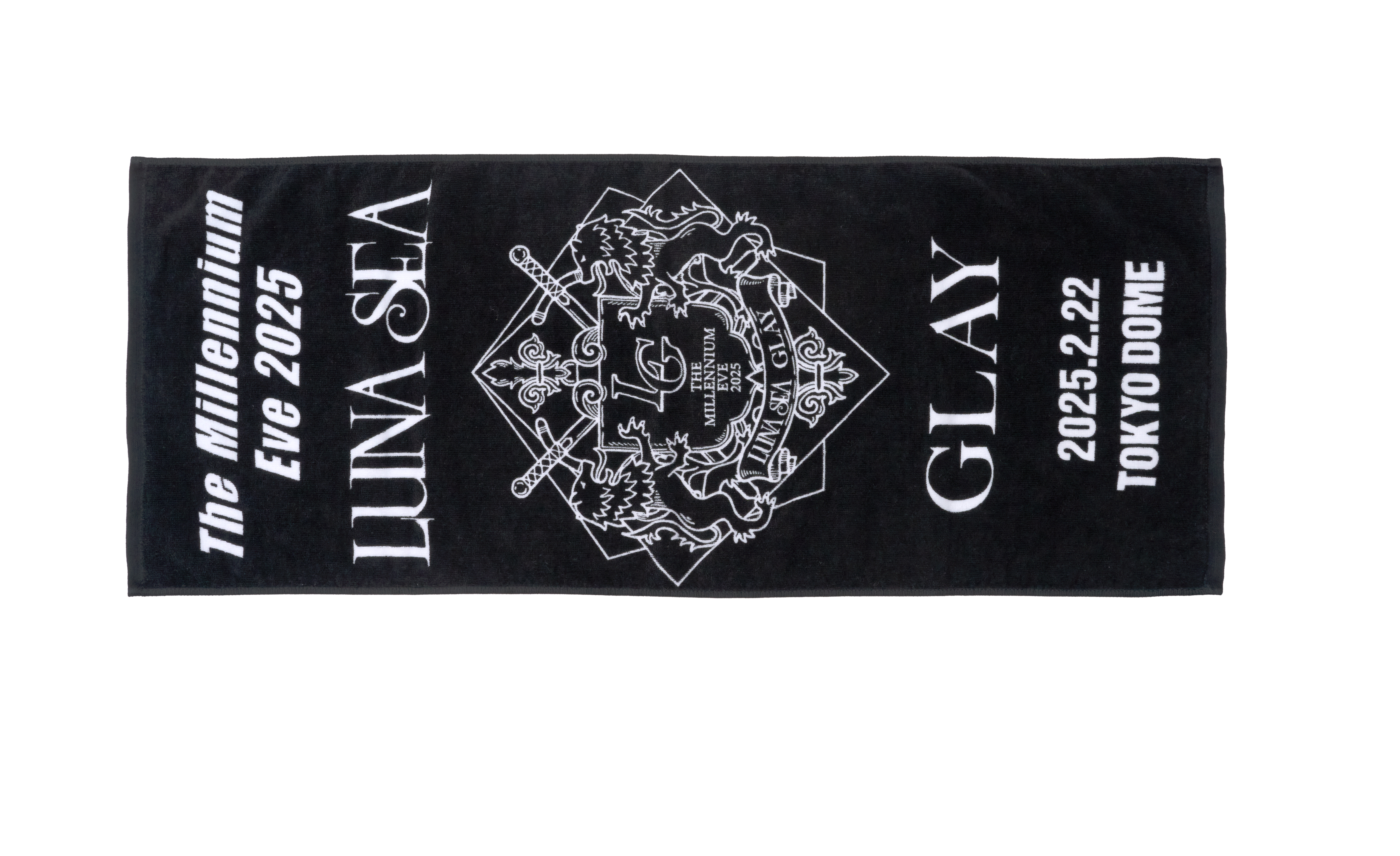 Produced by GLAY＞フェイスタオル_The Millennium Eve 2025（ブラック