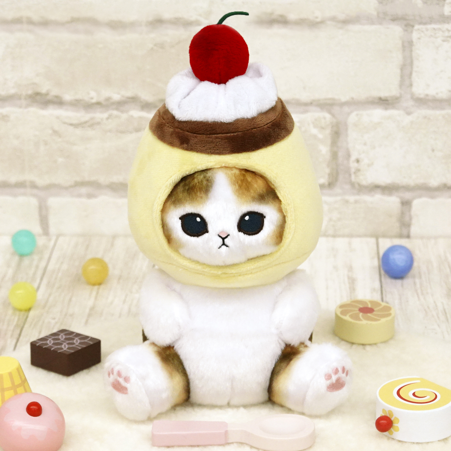 ぽてたまぬぐるみ mofusand プリンにゃん【サン・アロー公式オンライン