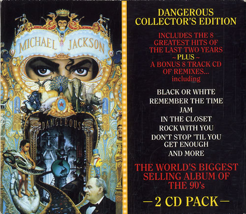 Michael Jackson Dangerous: Collectors Edition + Slipcase