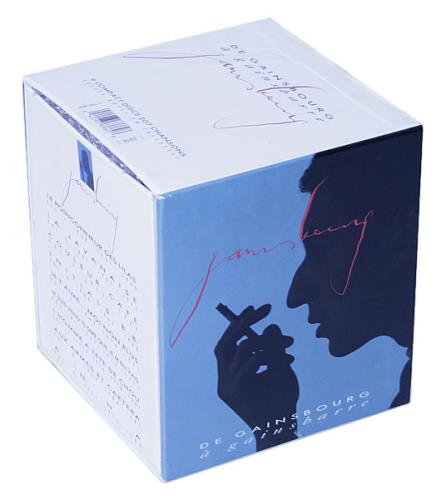 Serge Gainsbourg De Gainsbourg a Gainsbarre French CD Album Box