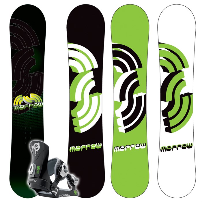 Morrow Trooper Snowboard + Slider Bindings - Boy's 2009 | evo