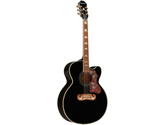 Epiphone EJ-200SCE/ BK - What To Know & Where To Buy | Equipboard