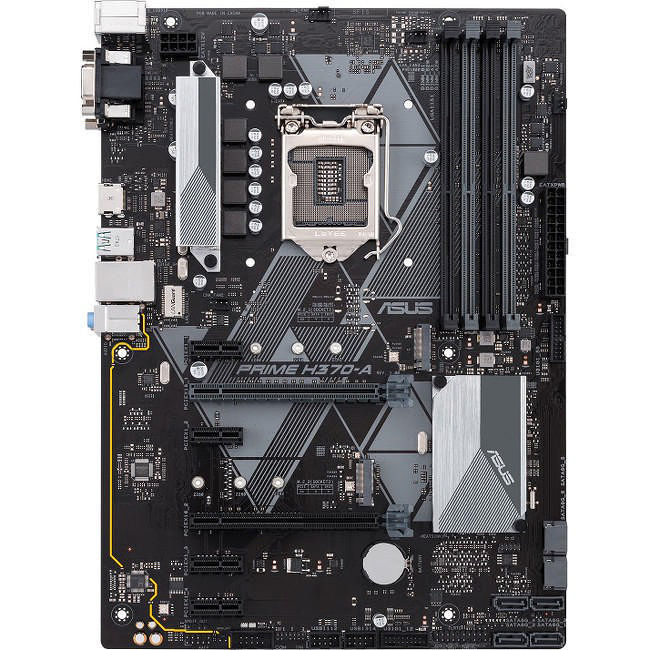 ASUS PRIME H370-A/CSM Desktop Motherboard - 1x Socket H4 LGA-1151