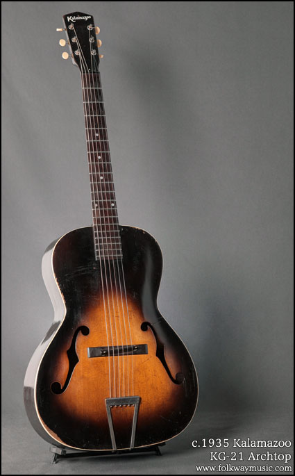 c.1935 Kalamazoo KG-21 Archtop | Folkway