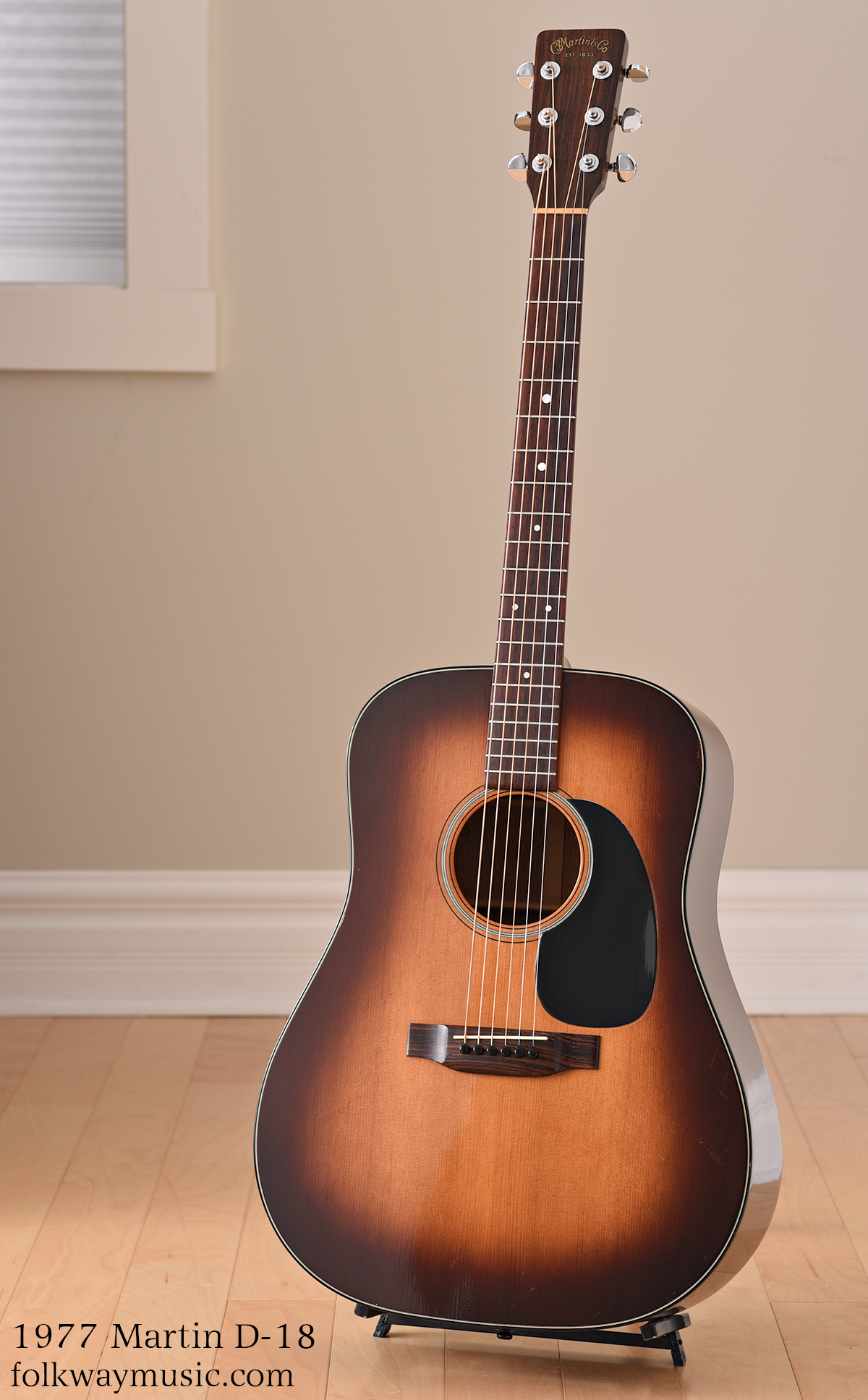 1977 Martin D-18 Shadetop | Folkway