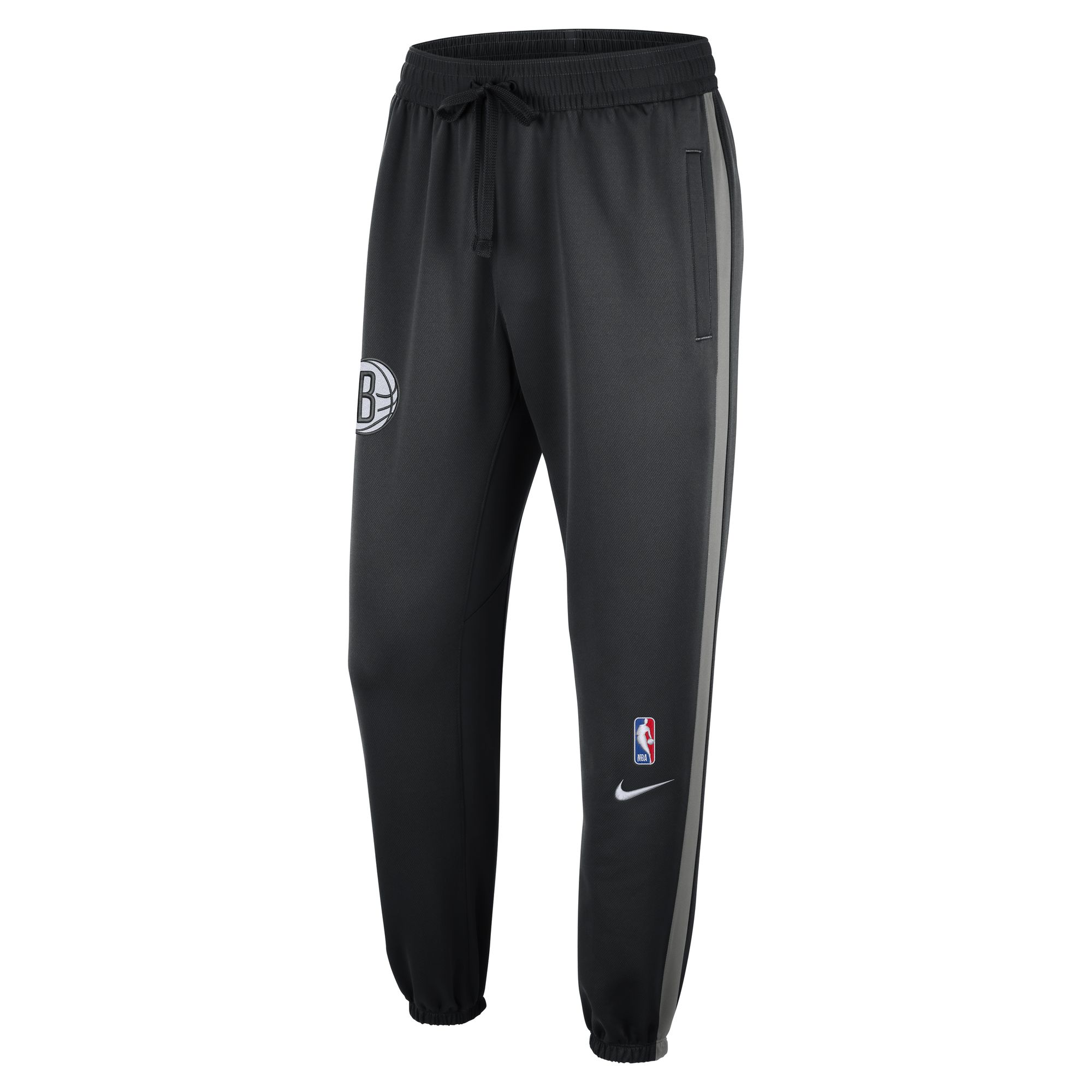 Men's Brooklyn Nets Nike Black Authentic Showtime Performance Pants