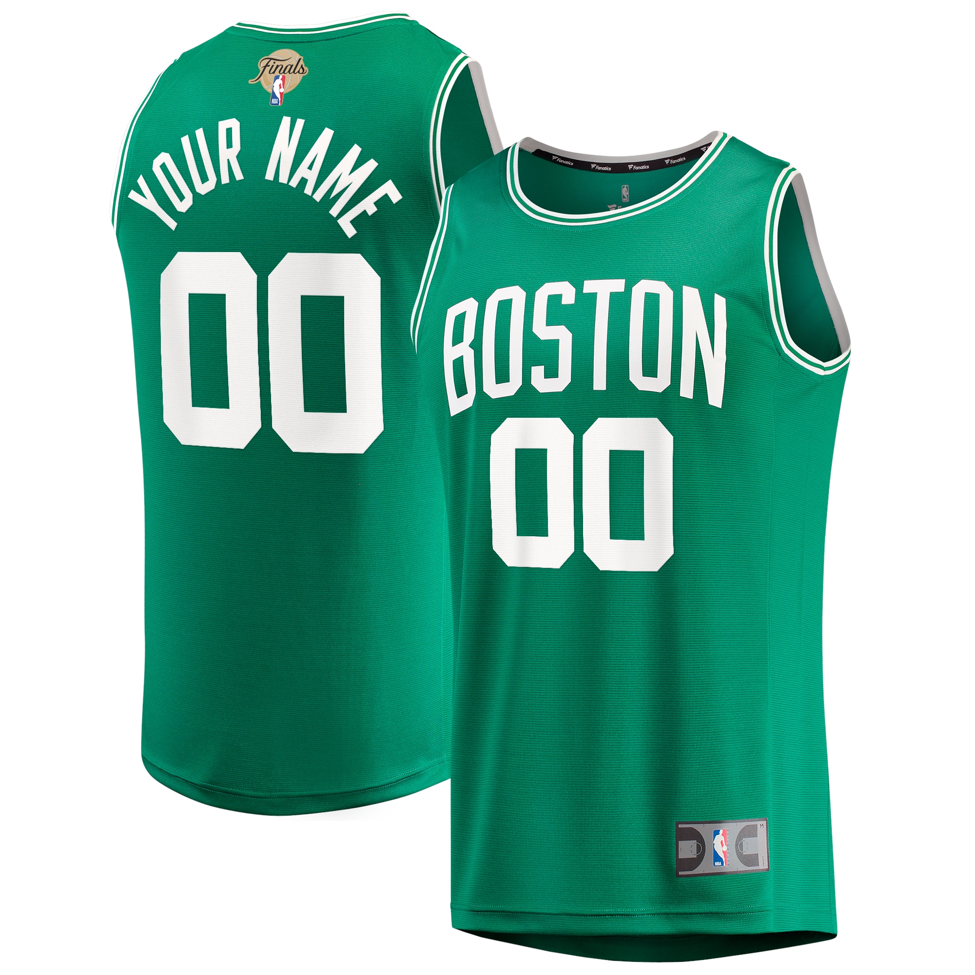 Men's Fanatics Kelly Green Boston Celtics 2022 NBA Finals Fast