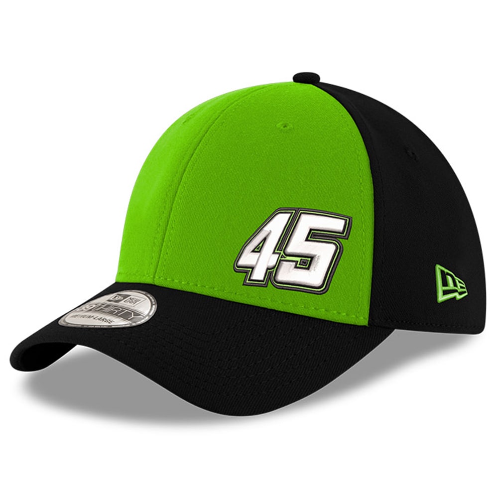 Men's Kurt Busch New Era Green Flawless 39THIRTY Flex Hat